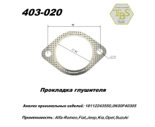 Прокладка глушителя