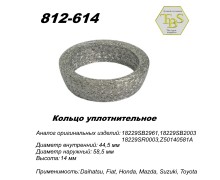 Кольцо глушителя уплотнительное