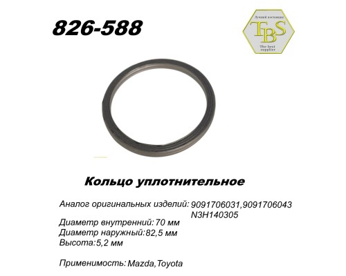 Кольцо глушителя уплотнительное