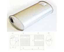 Резонатор ремонтный, универсальный