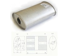 Резонатор ремонтный, универсальный