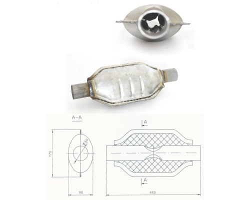 Резонатор ремонтный, универсальный