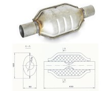 Резонатор ремонтный, универсальный