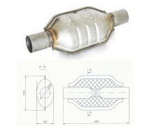 Резонатор ремонтный, универсальный