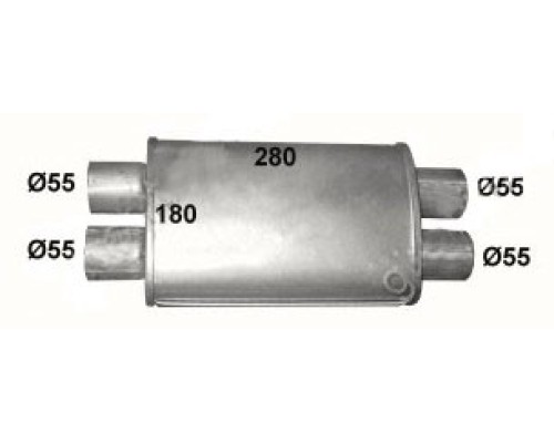 Резонатор ремонтный, универсальный