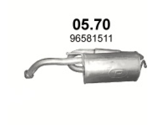 Глушитель автомобилный осн 05.70А