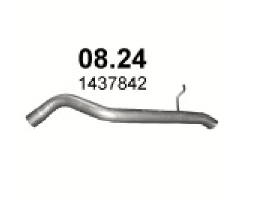 Труба выхлопная 08.24А