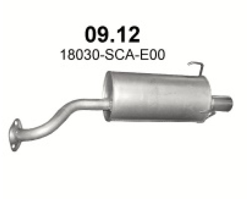 Глушитель автомобилный осн 09.12А