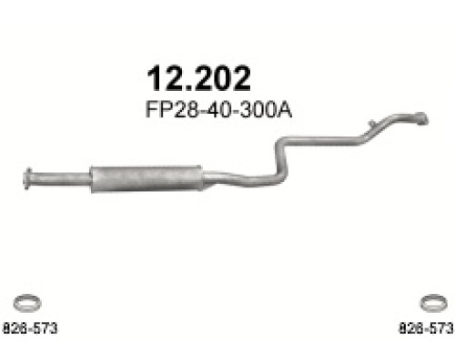 Глушитель автомобилный доп 12.202А