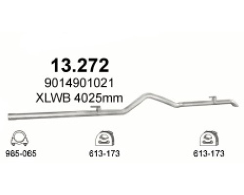 Труба выхлопная 13.272А