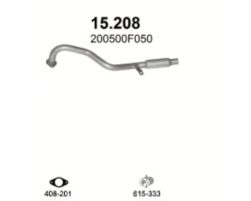 Глушитель автомобилный доп 15.208А