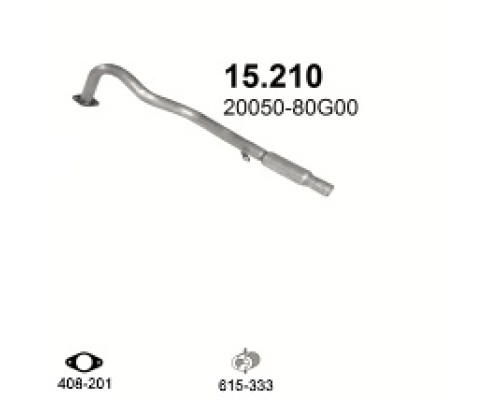 Глушитель автомобилный доп 15.210А