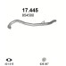 Труба выхлопная 17.445А