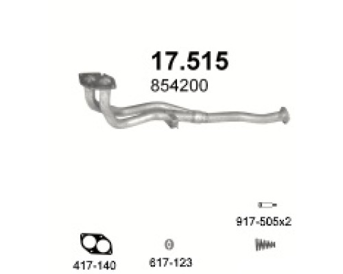 Труба выхлопная 17.515А