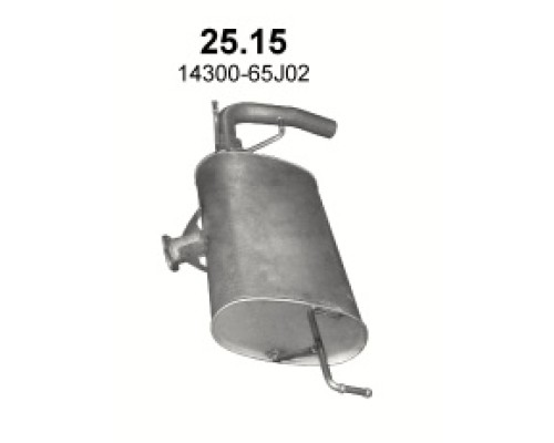 Глушитель автомобилный осн 25.15А