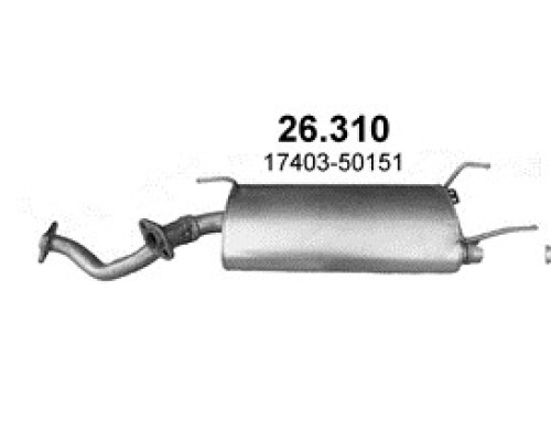 Глушитель сред часть ТОЙОТА (26.310)