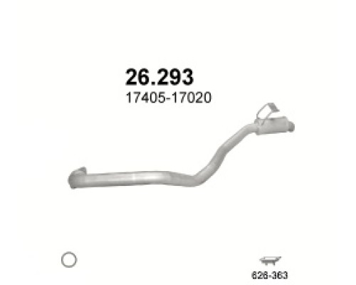 Глушитель автомобилный доп 26.293А