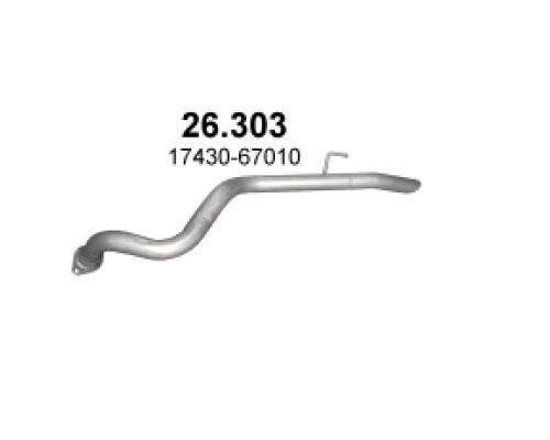 Труба выхлопная 26.303А