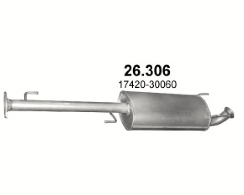 Глушитель автомобилный осн 26.306А