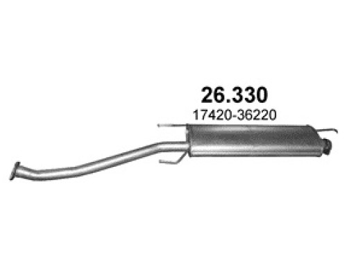 Глушитель автомобилный осн 26.330А