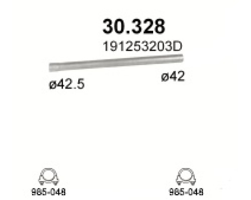 Глушитель автомобилный осн 30.228А