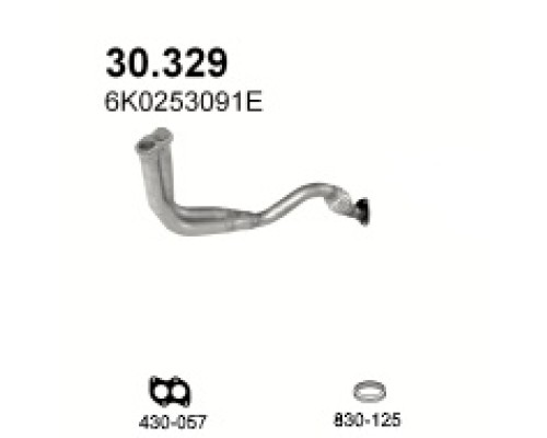 Труба выхлопная 30.329А