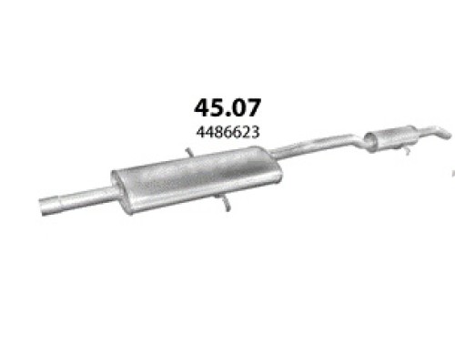 Глушитель автомобилный в сборе 45.07А