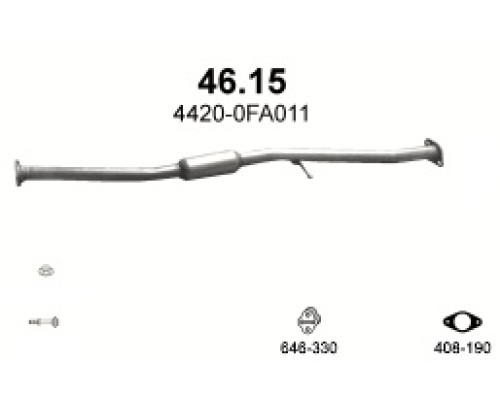 Глушитель автомобилный доп 46.15А