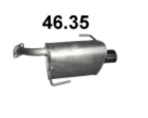 Глушитель автомобилный осн 46.35А