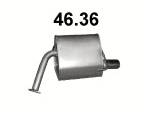 Глушитель автомобилный осн 46.36А