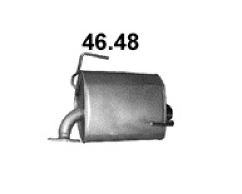 Глушитель автомобилный осн 46.48А