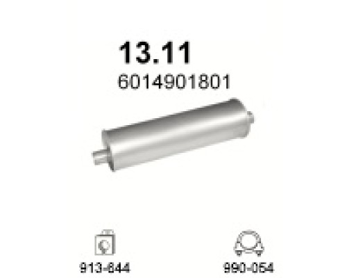 Глушитель автомобилный осн 13.11А