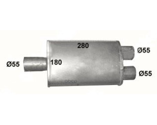 Резонатор ремонтный, универсальный