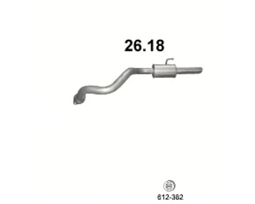 Глушитель автомобилный доп 26.18А