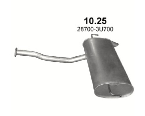 Глушитель автомобилный осн 10.25А