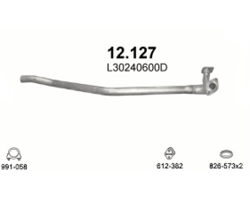 Труба выхлопная 12.127А