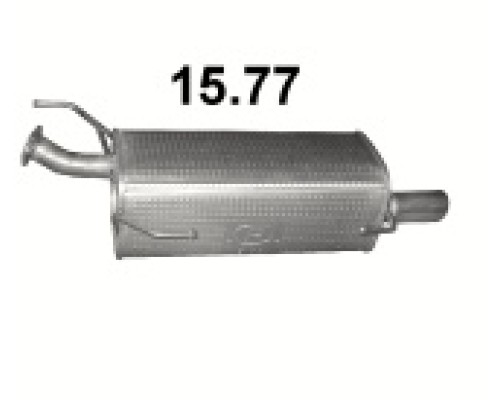 Глушитель автомобилный осн 15.77А