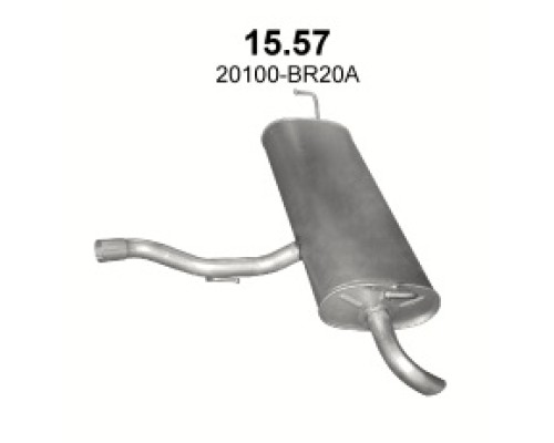 Глушитель автомобилный осн 15.57А