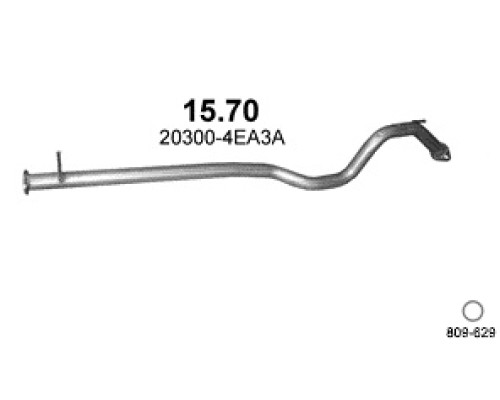 Труба выхлопная 15.70А