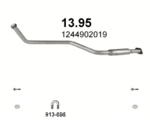 Труба выхлопная 13.95А