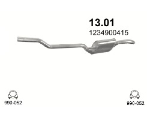 Глушитель автомобилный доп 13.01А