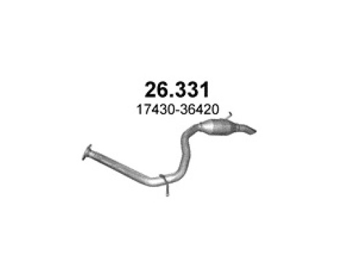 Глушитель автомобилный доп 26.331А