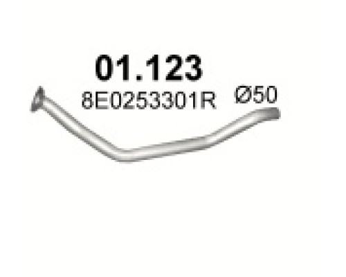 Труба выхлопная Audi