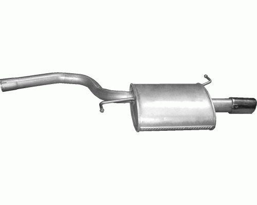 Глушитель задняя часть Audi