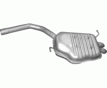 Глушитель задняя часть Audi