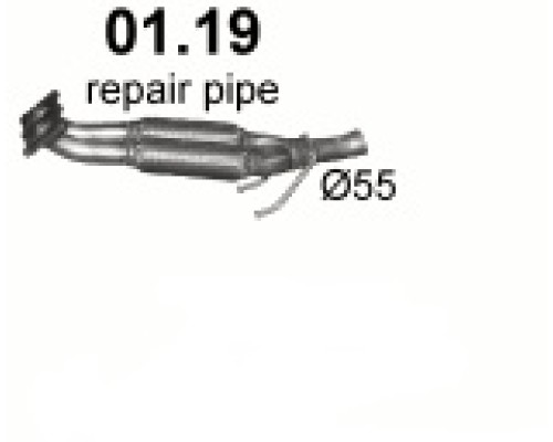 Труба выхлопная Audi