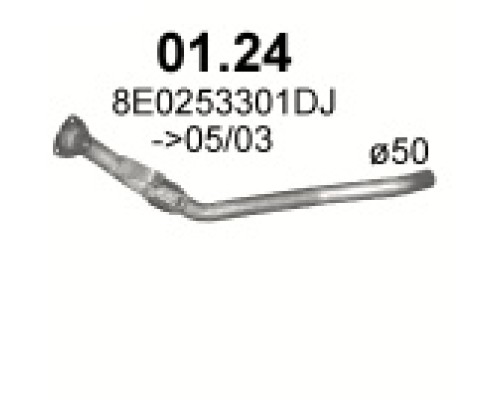 Труба выхлопная Audi