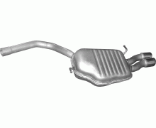 Глушитель задняя часть Audi