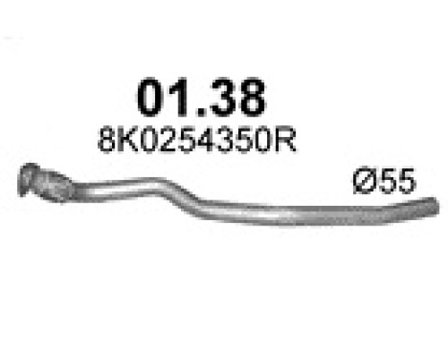 Труба выхлопная Audi