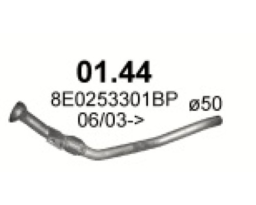 Труба выхлопная Audi